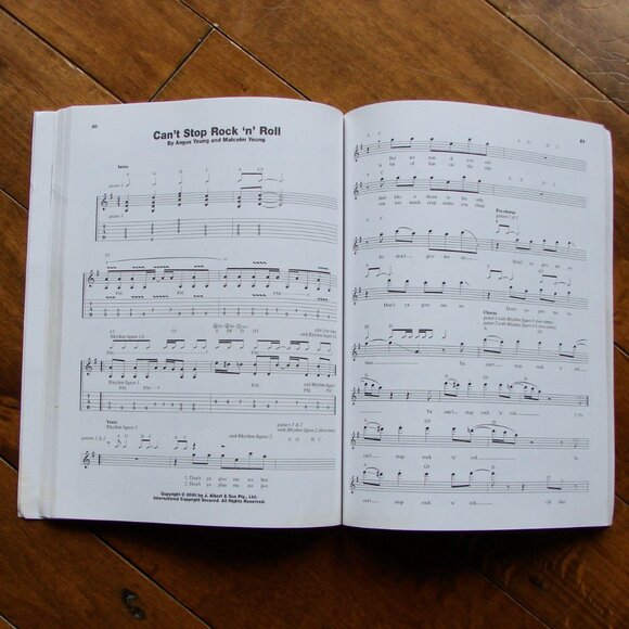 AC/DC Stiff Upper Lip Guitar Tab Tablature Edition Sheet Music Book - Picture 5 of 8